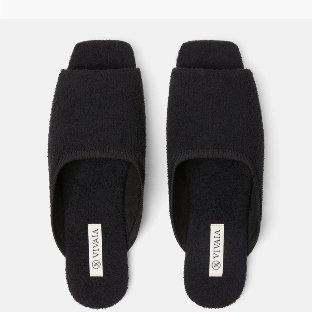 Vivaia square toed fluffy slides size 41 - Picture 8 of 11